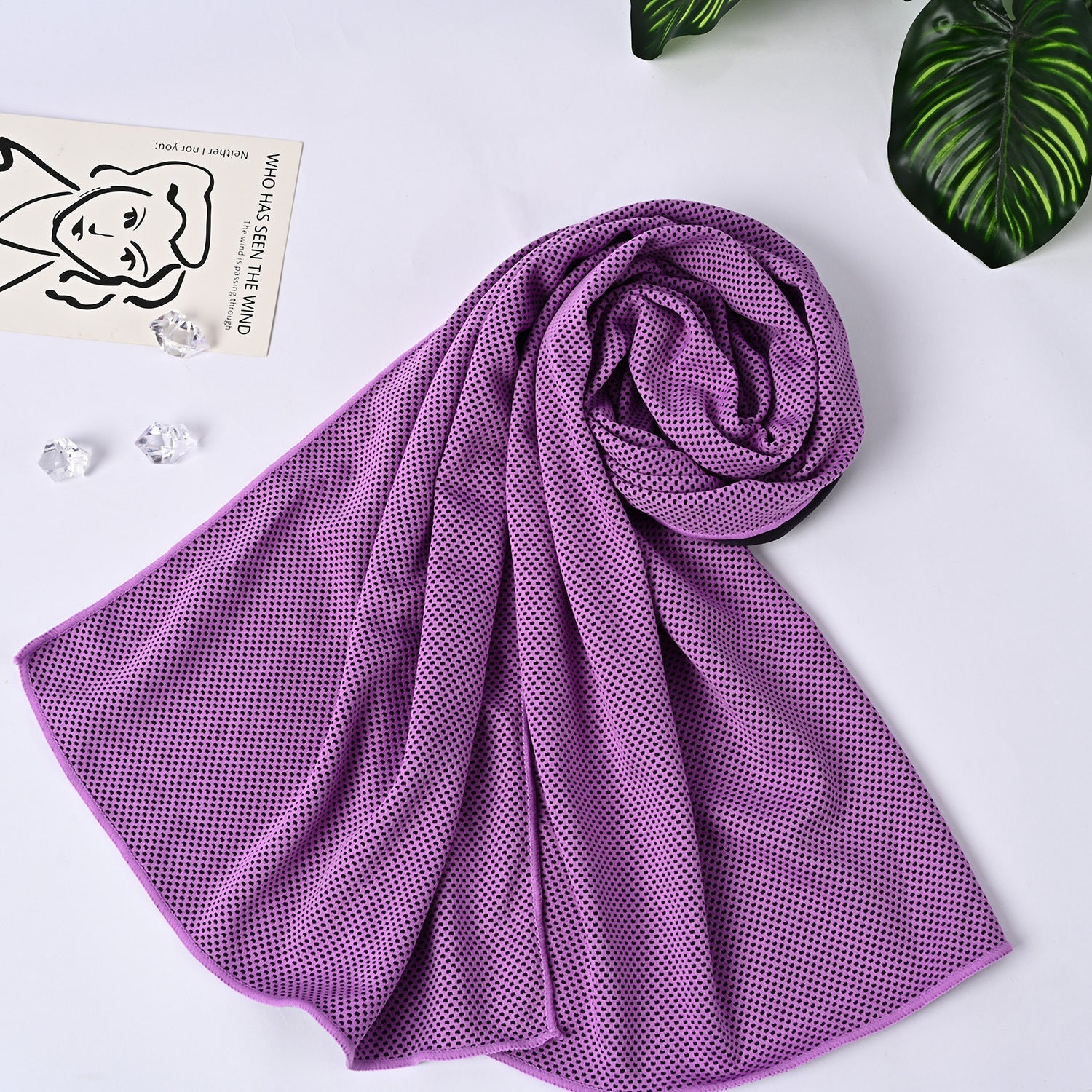 Ladies Multifunctional Microfiber Towel Quick-Dry Breathable Mesh Design