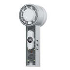 Portable Infrared Air Circulator Fan Lightweight Battery Operated with LED Display for Travel and Outdoor Use