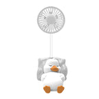 Portable Handheld Fan Women’s Duck Design Compact Adjustable Speed