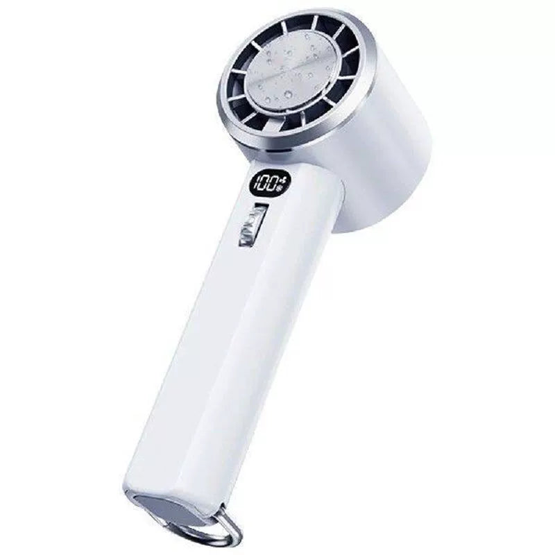 High-Pressure Handheld Showerhead with Digital Flow Display and Replaceable Mineral Filter