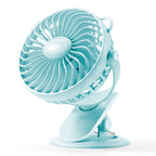 Adjustable Table Fan Compact Portable Quiet Desk Fan with Tilt Angle and Multiple Speeds