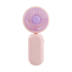 Women Portable Hand Fan Ergonomic Design Rechargeable Battery Operated Compact