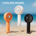 Portable Leaf-Shaped Mini Fan Rechargeable Quiet Operation Compact Lightweight