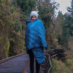 Women's Sleeping Bag Lightweight Water-Repellent Breathable Sleeping Bag with Gradient Design