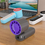 Portable Mini Handheld Fan Rechargeable Battery Compact Travel Cooling Device