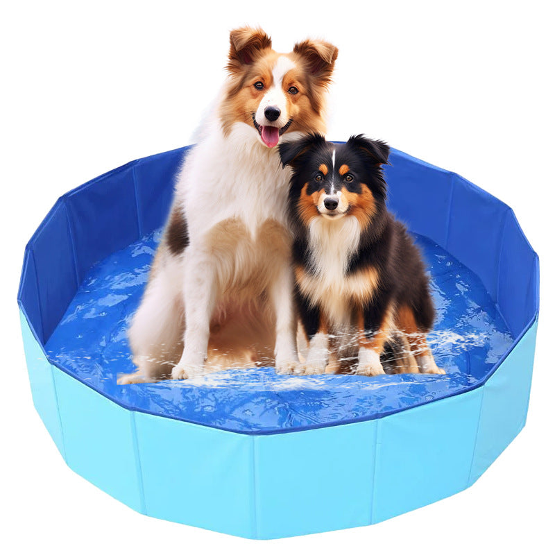 Harrow Foldable Kids Pool Durable Water-Repellent Easy Setup Space-Saving Design