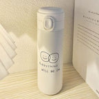 Ladies Insulated Stainless Steel Water Bottle With Secure Flip Lid Leak-Proof Design