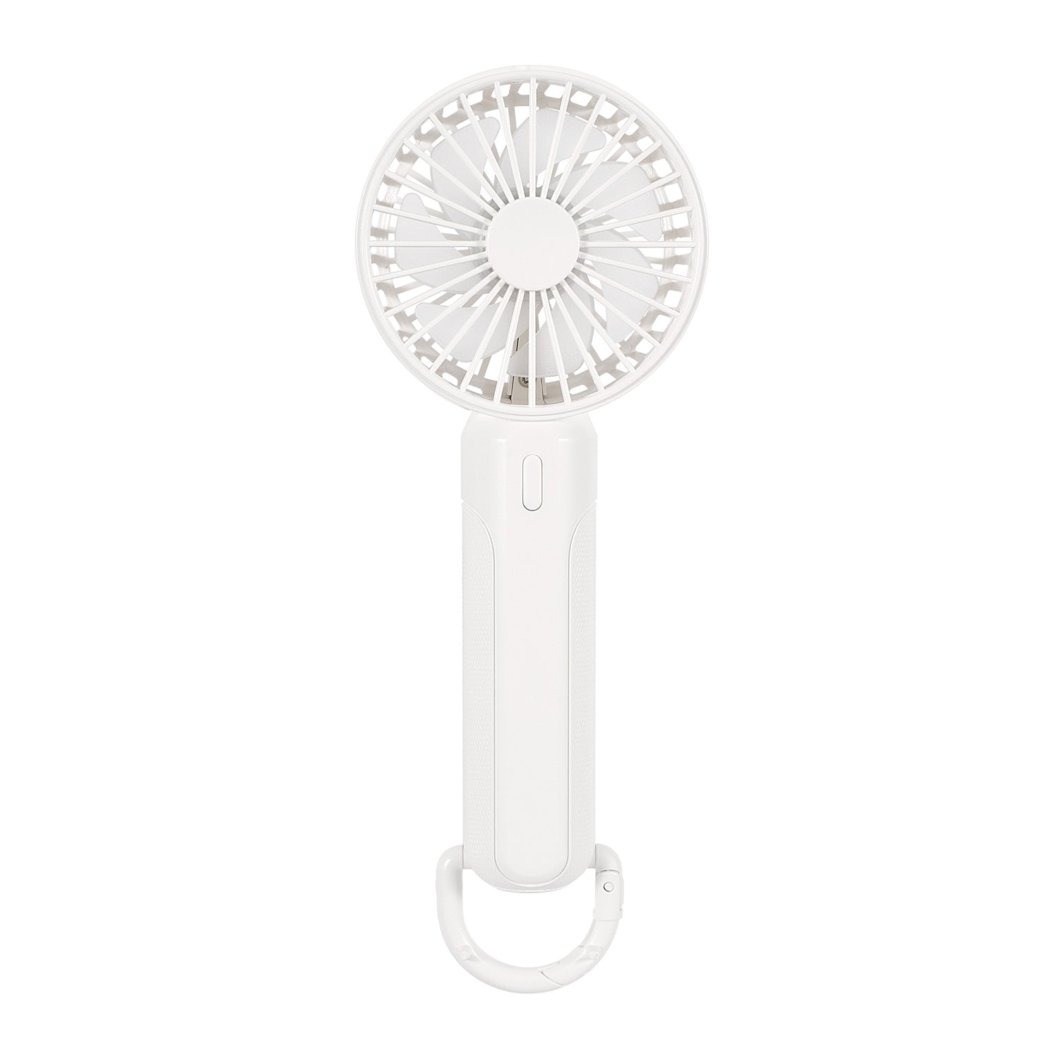 Portable Handheld Fan for Women USB Rechargeable Compact Strong Wind Power with Hook