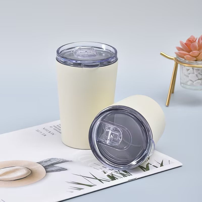 Insulated Travel Mug with Leak-Proof Lid and Ergonomic Handle for Hot and Cold Drinks