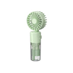 Portable Fan with Water Mist Rechargeable Handheld Cooling Fan Unisex