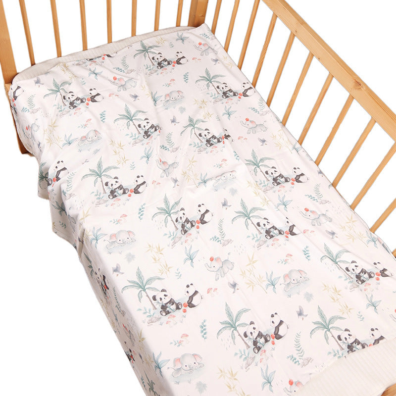 Bowlift Baby Sleeping Bag 100% Breathable Cotton Animal Design Safe Fit Crib Stroller Blanket