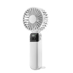 Portable USB Fan Folding Design Lightweight Quiet 3-Speed Adjustable Cooling for Women