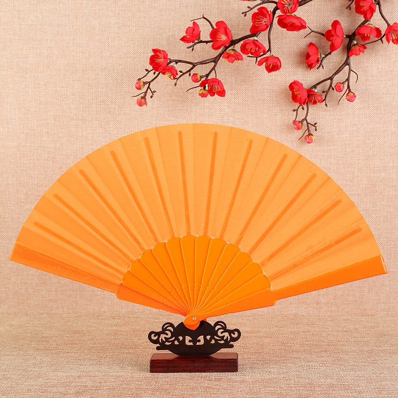 Unisex Colored Fan Set Lightweight Compact Handheld Fans for Travel and Events