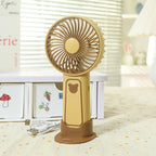 Portable USB Rechargeable Handheld and Table Fan Quiet Mini Travel Fan