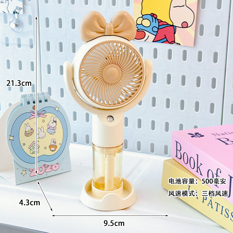Portable Mini Fan USB Rechargeable with Water Tank Compact Personal Cooling Fan