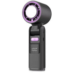 Portable Handheld Fan with LCD Display and Temperature Control USB Rechargeable