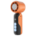 Portable Mini Fan USB Rechargeable Adjustable Speed Digital Display