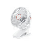 Portable Clip Fan Lightweight Quiet Personal Fan with Adjustable Speeds