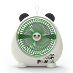 Women's Table Fan Portable Quiet Panda Design Decorative Cooling Fan