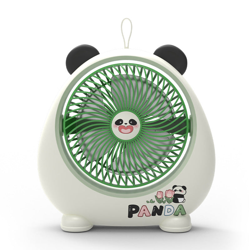 Women's Table Fan Portable Quiet Panda Design Decorative Cooling Fan