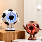 Portable USB Mini Fan Soccer Ball Design Lightweight Quiet Rechargeable Personal Cooler