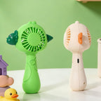Rechargeable Handheld Fan USB Portable Child-Safe Animal Design Unisex