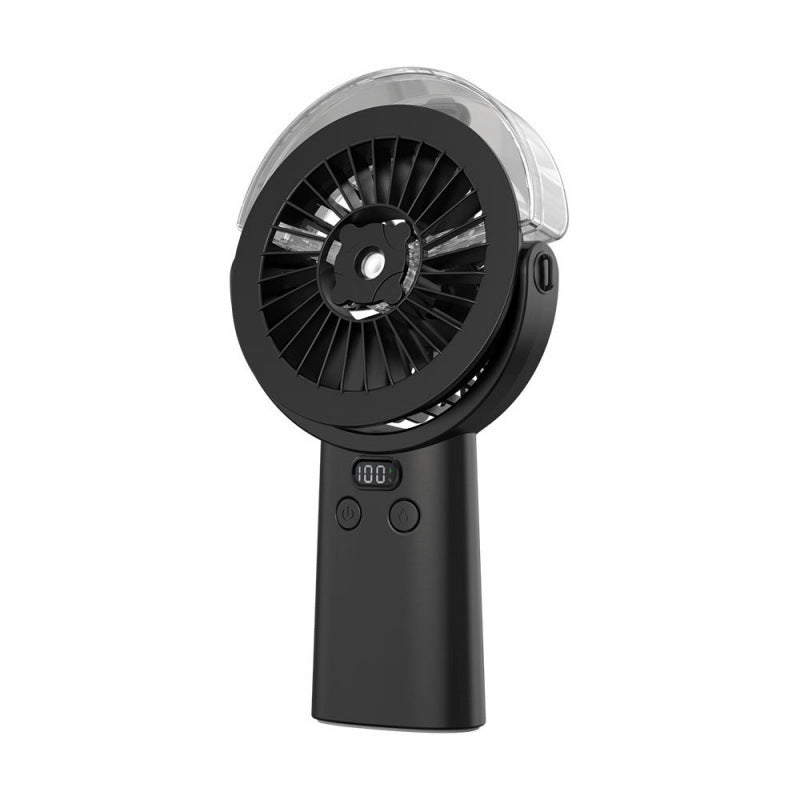 Portable Rechargeable Handheld Fan Digital Speed Control Compact Quiet Operation