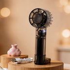 Portable USB Fan for Women Compact Lightweight Quiet Operation Adjustable Tilt Handle