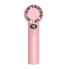 Portable Battery Fan with LED Display 3-Speed Compact Lightweight
