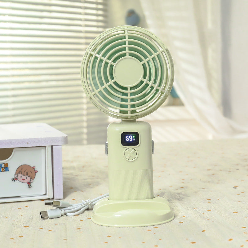 Portable Mini Fan with Digital Control USB Powered Compact Personal Cooling Fan