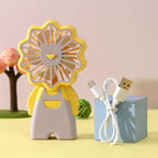 Ladies Hand Fan Portable Character Design Lightweight Cooling Fan