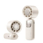 Turbo Cooling Handheld Fan Rechargeable Portable Quiet with Multiple Speeds and LED Indicator