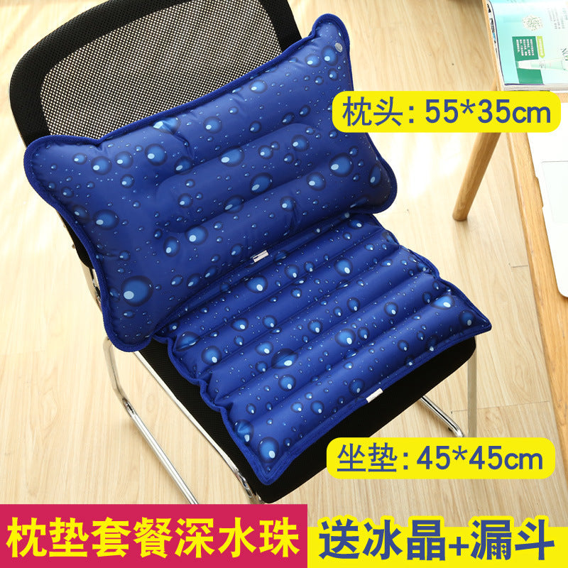 Bowlift Ladies Cooling Mat with Snowflake Structure Portable Breathable Cooling Pad