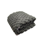 Brehn Women’s Luxury Fleece Blanket Soft Warm Honeycomb Pattern Throw Blanket