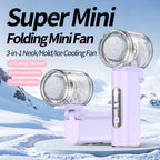 Portable Mini Fan with Cooling Function Lightweight Quiet Adjustable Speed