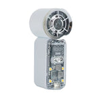 Smart USB Rechargeable Desk Fan Portable Adjustable Speed Quiet Operation with LED Display