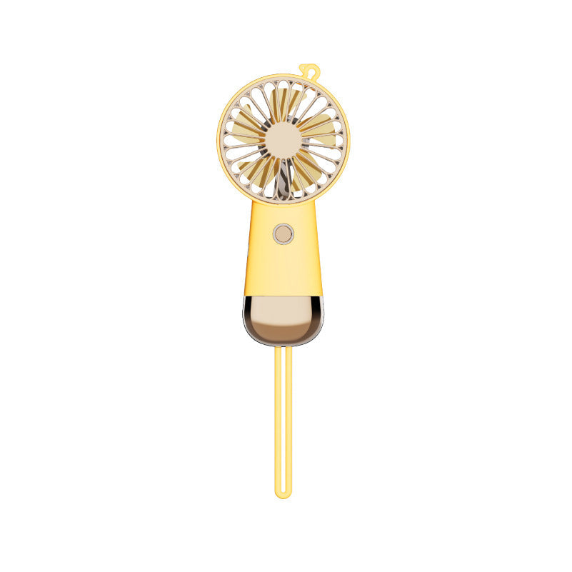 Portable Mini Fan Lightweight Ergonomic Design Rechargeable Battery Multiple Speeds