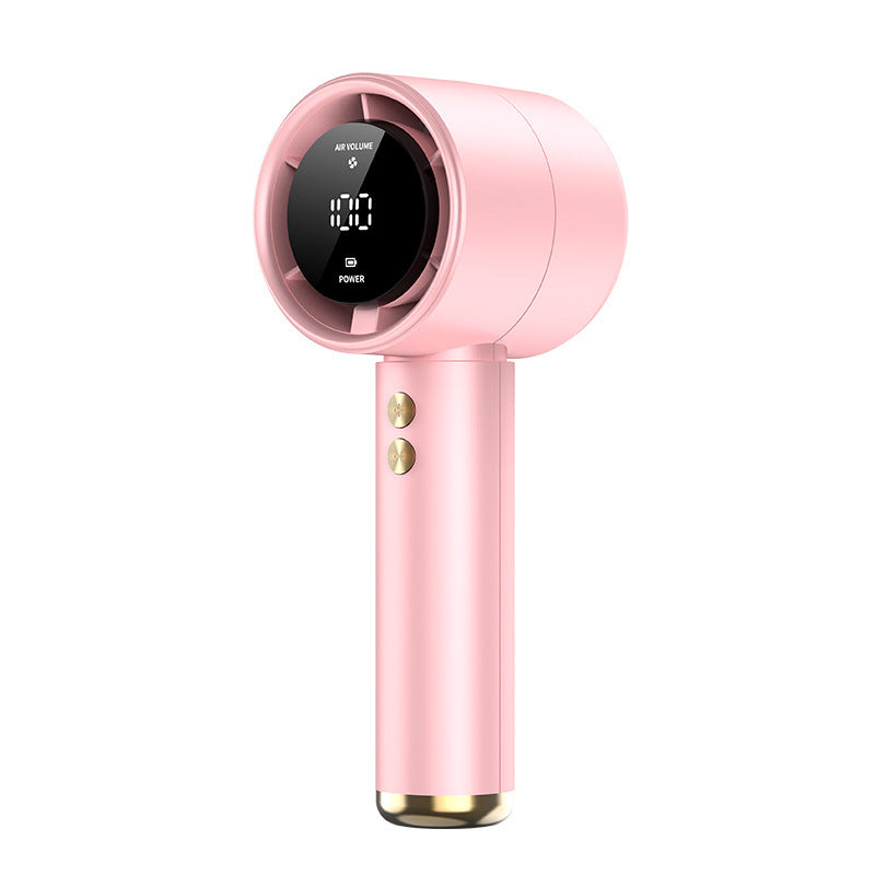 Cordless Travel Hair Dryer Compact Rechargeable with Digital Display and Ion Function