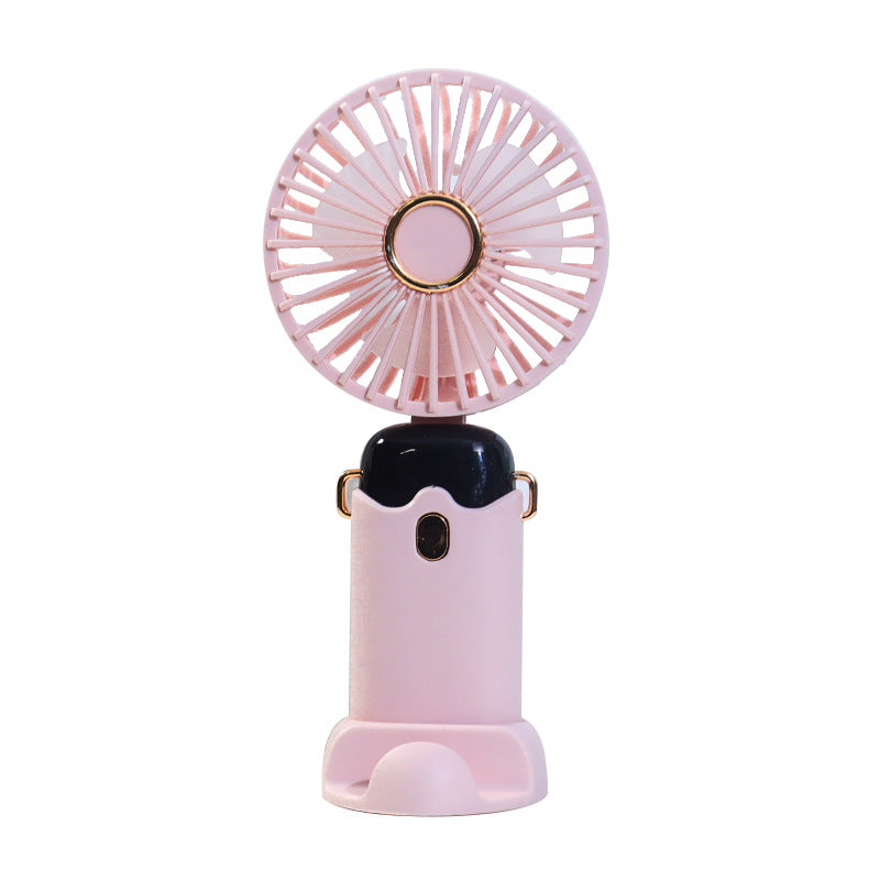 Portable Handheld Fan USB Rechargeable Flexible Tilt Compact Lightweight Personal Cooling Fan