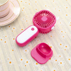 Portable Mini USB Fan Compact Size Unique Design Cute Playful Colors Personal Cooling