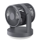 Compact Standing Fan USB Powered Adjustable Speed Quiet Operation Portable Small Size
