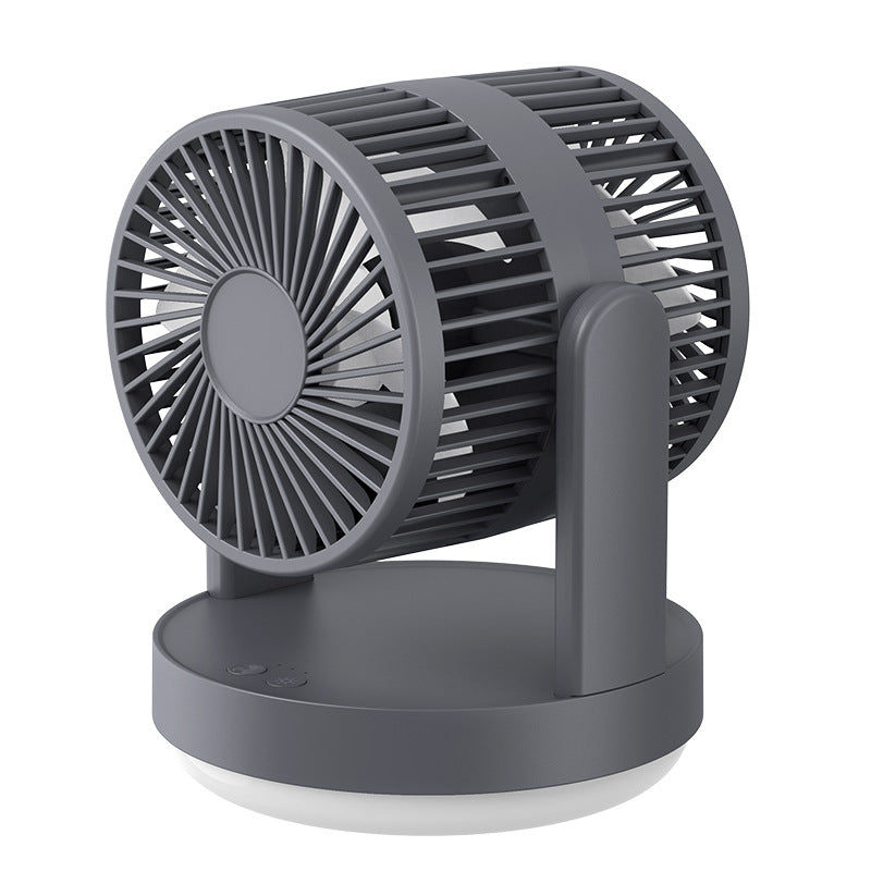 Compact Standing Fan USB Powered Adjustable Speed Quiet Operation Portable Small Size