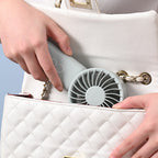 Mini Portable Handheld Fan Rechargeable Quiet Motor Compact Lightweight