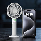 Portable Table Fan with Adjustable Tilt Quiet Compact Cooling Fan for Home Office Travel