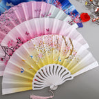 Ladies Hand Fan Artistic Design Lightweight Portable Elegant Accessory