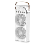 Harrow Portable Cooling Fan with LED Lighting 3 Speed Levels Lightweight and Energy Efficient