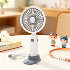 Women's Portable Handheld Fan with Powerful Battery and Cooling Spray Function USB Rechargeable