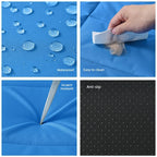 Pet Mat Comfortable Breathable Dog and Cat Bed with Padded Edges Indoor Outdoor