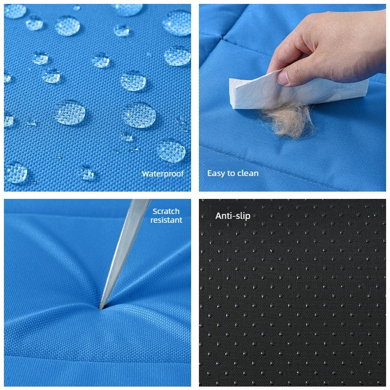 Pet Mat Comfortable Breathable Dog and Cat Bed with Padded Edges Indoor Outdoor