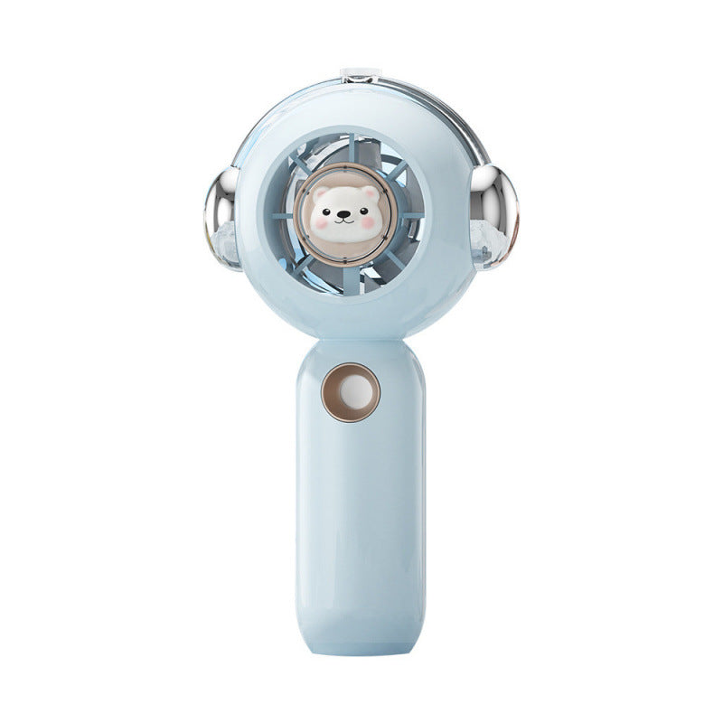 Animal-Themed Handheld Fan Portable Rechargeable Personal Cooling Fan with Adjustable Speeds